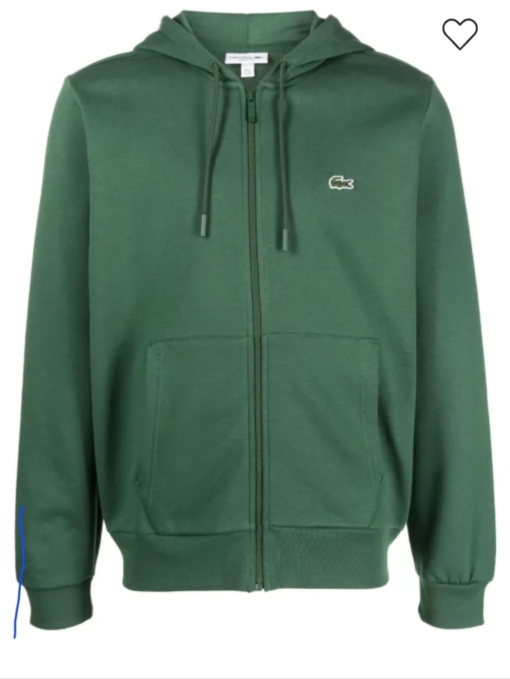 Lacoste Men's Zip-Up Fleece Hoodie